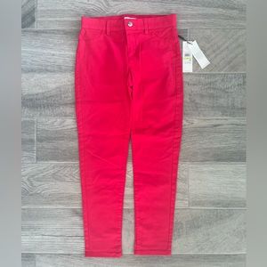 Calvin Klein midrise slim stretch cotton pants - size 4 - brand new